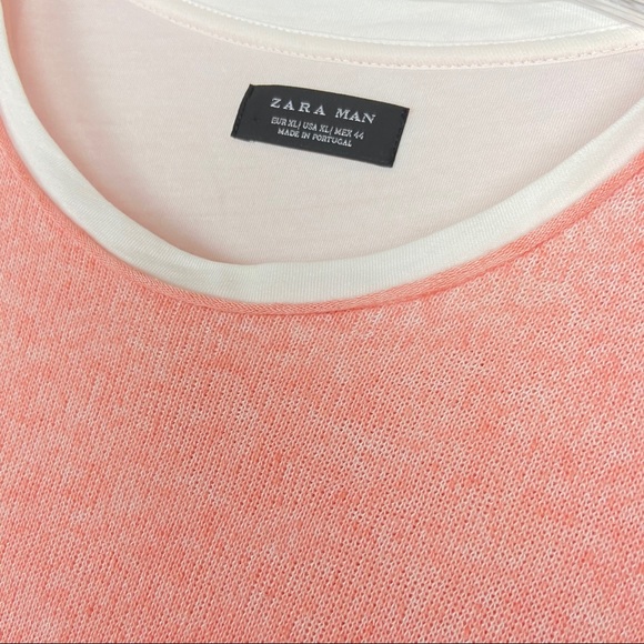 ZARA ll Men’s Faux Layer Short Sleeve Shirt XL - Picture 2 of 7